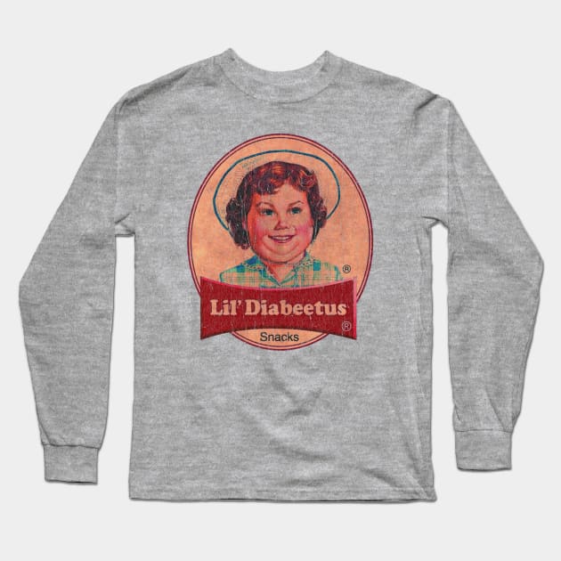 lil diabeetus Vintage Style Long Sleeve T-Shirt by Viking Age